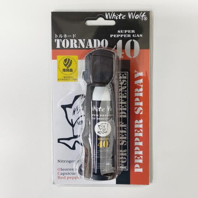 催涙スプレーホワイトウルフトルネード40GW