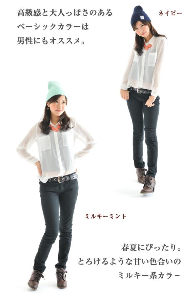 春夏 ニット帽 コットン ワッペン