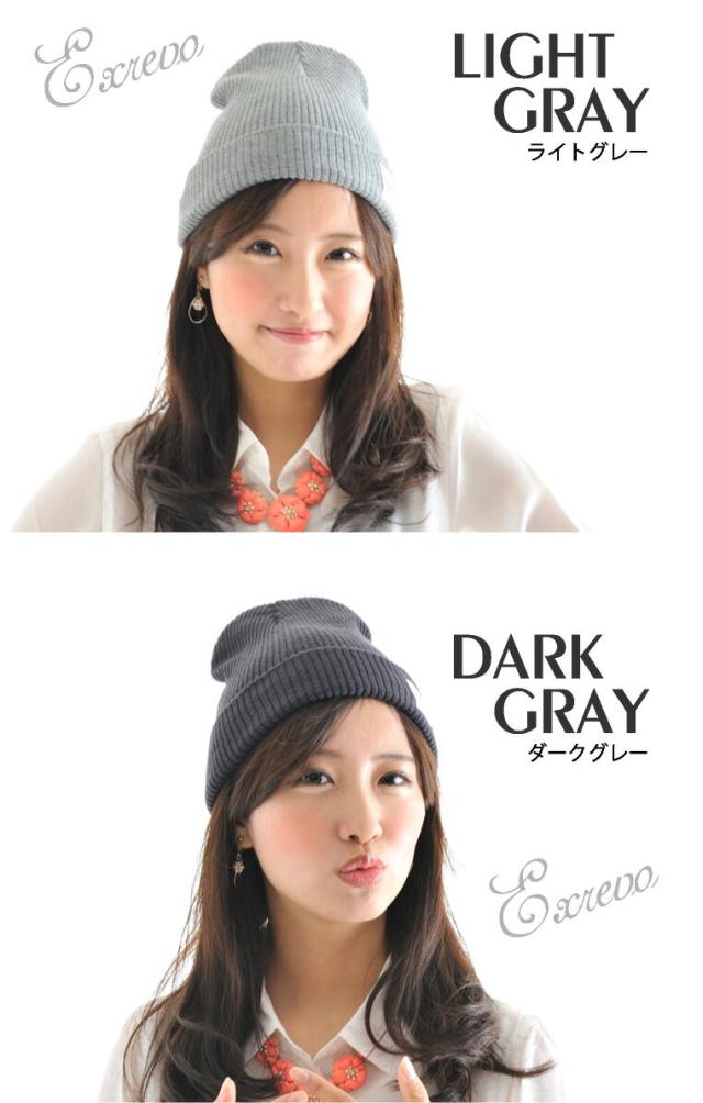 春夏 ニット帽 コットン ワッペン