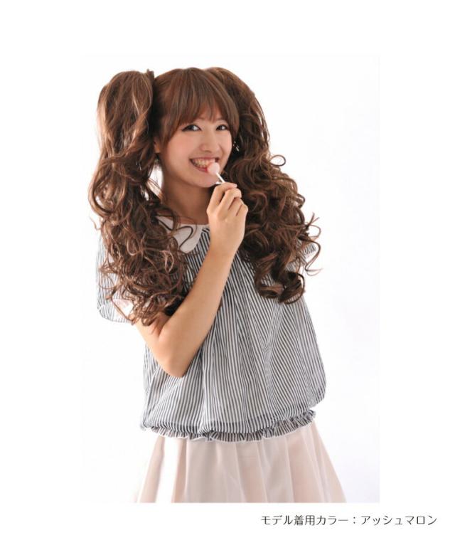 姫盛りウィッグ　ツインテールウィッグ