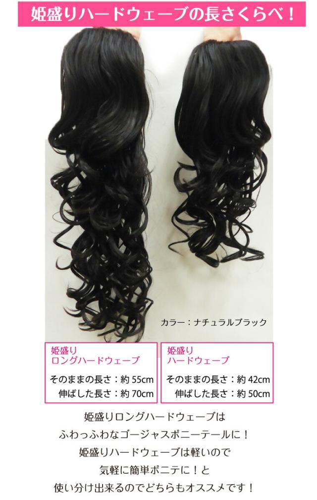 姫盛りウィッグ 長さくらべ