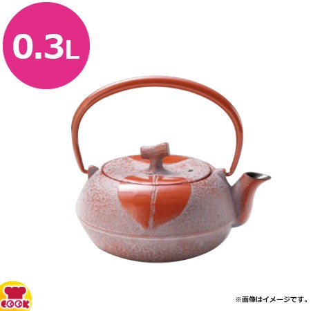 砺波商店 南部鉄急須 丸型桜 0.5L 50137（送料無料、代引不可） - 茶道具