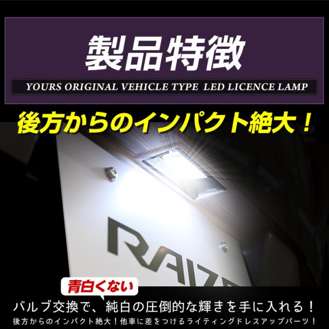 N-BOXカスタム専用 ライセンスランプ