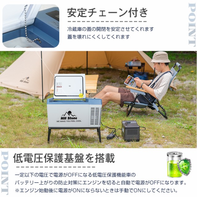 車載 冷蔵庫 冷凍庫 12V 24V AC 保冷 保温 ポータブル ミニ 小型 18L クーラーボックス 家庭用電源付き キャンプ アウトドア  ドライブ ee217の通販はau PAY マーケット - KuraNavi | au PAY マーケット－通販サイト