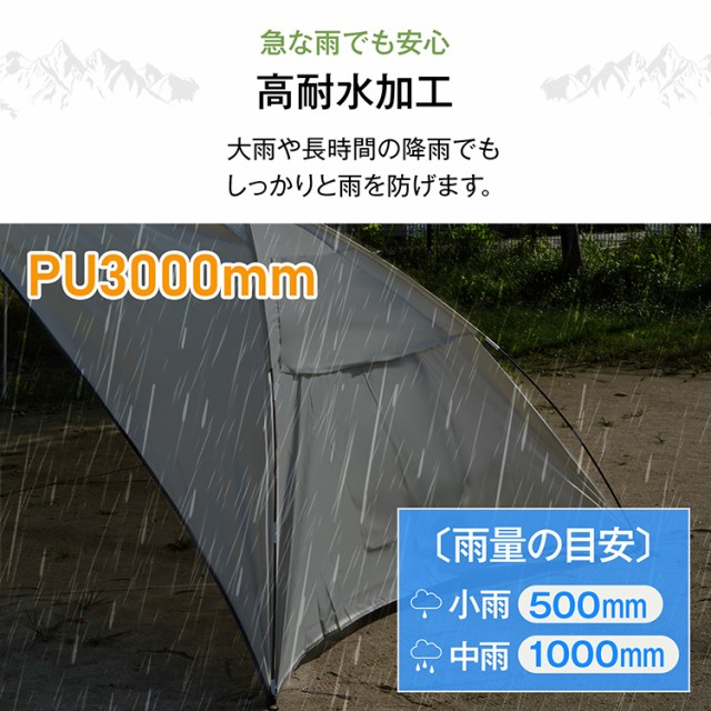 車 タープ サイド リア キャンプ カーサイドタープ 耐水圧3000mm 吸盤フック テント アウトドア 釣り フィッシング BBQ スクリーン  ルーフ 車中泊 リアゲート取り付け可能 汎用 日よけ 2〜4人用 簡単取り付け od303の通販はau PAY マーケット - KuraNavi |  au PAY ...