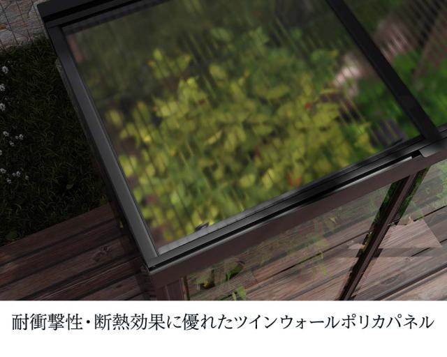 ミニ温室 アイビー グリーンハウス キット 4×2サイズ