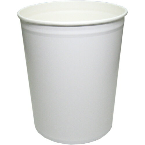 【送料無料】コートカン 紙容器CO-10L 白無地 100個_業務用_アイスクリーム_アイス保存_10リットル容器