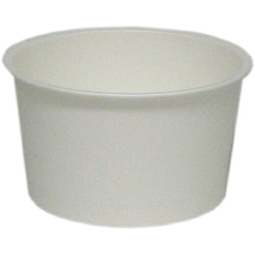【送料無料】アイスクリームカップPC-60F（白無地） 2000個_業務用_ジェラート_紙カップ