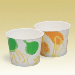 【送料無料】紙容器PC-100F（デリカラインアソート） 2000個_業務用_紙カップ_アイスジェラート