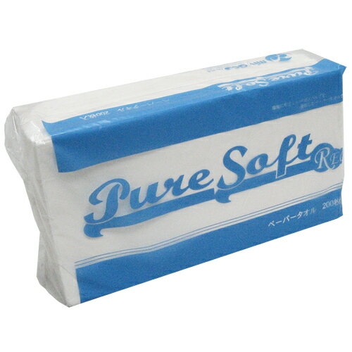 【送料無料】ピュアソフトレギュラー 30パック_業務用ペーパータオル