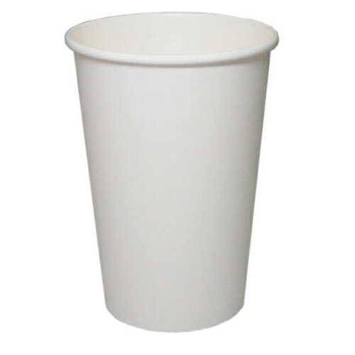 ★厚紙紙コップ14オンス（SMT-400）ホワイト 50個_業務用_紙コップ 耐熱_ホット用_400ml_紙カップ_イベント_催事
