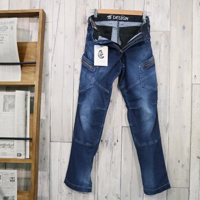 在庫限りッ アウトレット デニムカーゴパンツ Ts Design 美東のコラボ バイオ加工 ストレッチデニム 作業服 作業着 ズボン 即日発送 セール Www Iacymperu Org