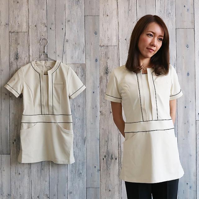 Calala キャララ チュニック CL-0242 透け防止 静電 ストレッチ ニット エステユニフォーム デンタルクリニック ナース クリニック Calala キャララ チュニック CL-0242 透け防止 静電 ストレッチ ニット