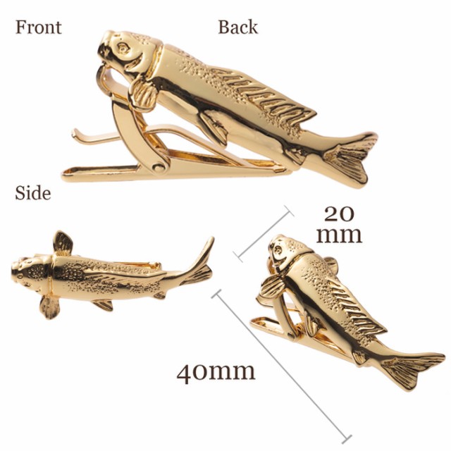 タイピン 鯉 魚 生き物 | カフス カフスボタン カフリンクス カフスリンクス おもしろ メンズ 男性用 結婚