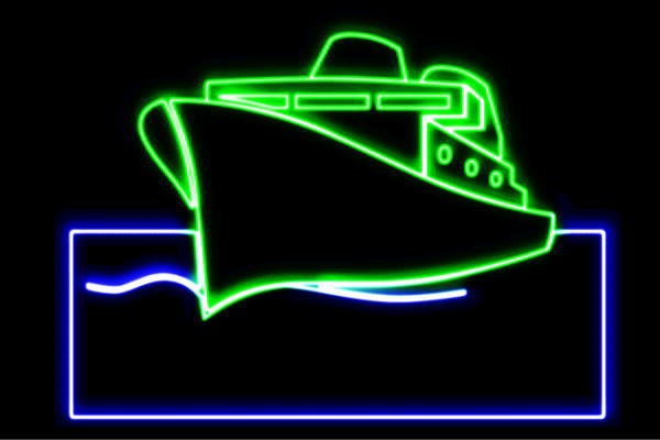 最高級のスーパー ネオン 船 2 ふね 舟 シップ 乗り物 Ship 海 アイコン イラスト ネオンライト 電飾 Led ライト その他ライト 照明 Tarquinhall Com