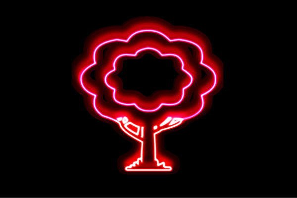 100 の保証 ネオン ツリー 48 Tree 木 き 森 植物 クリスマス アイコン ネオンライト 電飾 Led ライト サ 日本産 Olsonesq Com