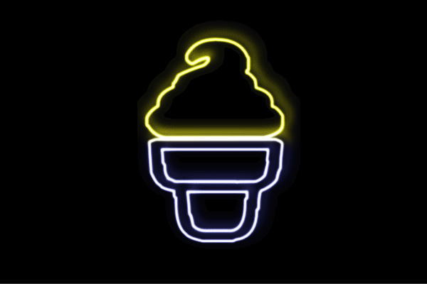 適当な価格 ネオン ソフトクリーム 9 Ice Cream アイスクリーム アイス イラスト ネオンライト 電飾 Led ライト サ その他ライト 照明 Stomalom Ru
