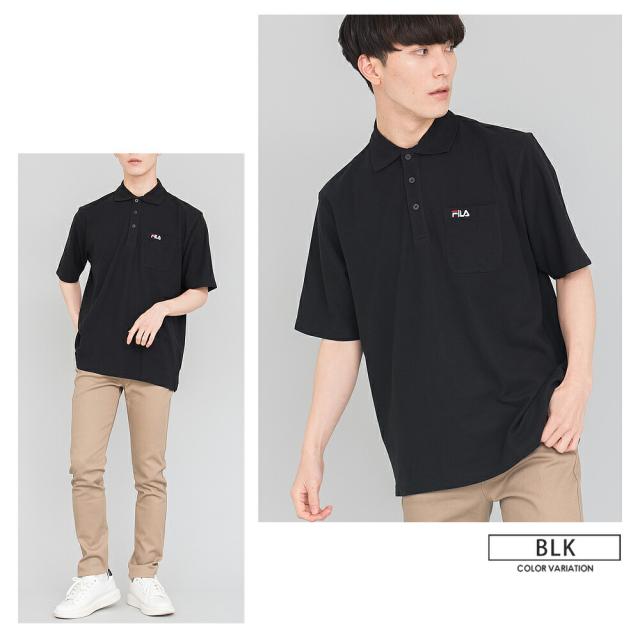 送料無料 FILA フィラ ポロシャツ レディース 長袖 おしゃれ 可愛い 人気 スポーツ ブランド カットソー ロング ゴルフウェア 女性 トップス シンプル 刺繍 ロゴ 黒 白 紺 大人 学生 カジュアル 春 秋 レディースファッション FILA 2018 鹿の子