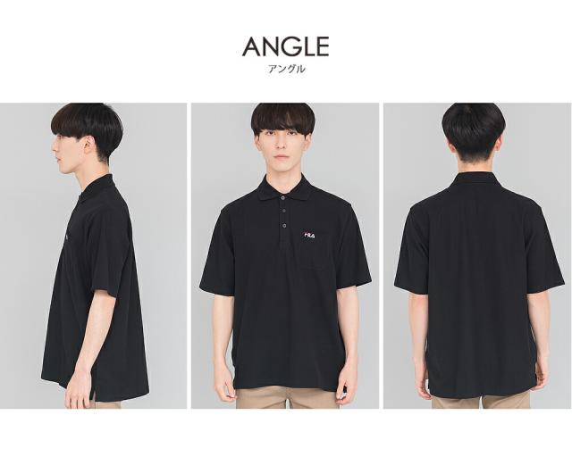 送料無料 FILA フィラ ポロシャツ レディース 長袖 おしゃれ 可愛い 人気 スポーツ ブランド カットソー ロング ゴルフウェア 女性 トップス シンプル 刺繍 ロゴ 黒 白 紺 大人 学生 カジュアル 春 秋 レディースファッション FILA 2018 鹿の子