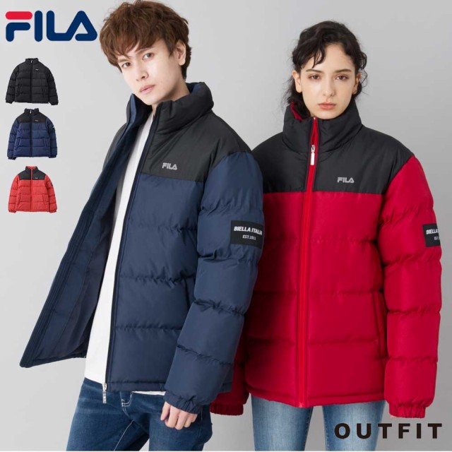 公式の 中綿ジャケット メンズ Fila フィラ アウター ブルゾン ブランド おしゃれ ジャンパー レディース 秋 冬 ファッション 防寒 対策 帽子 長 国内正規品 限定 Diquinsa Com Mx