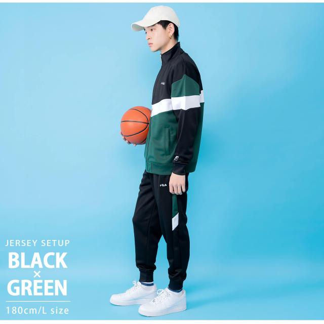 FILA フィラ ジャージ セットアップ メンズ レディース 長袖 上下セット ブランド ロゴ 刺繍 ランニングウェア 