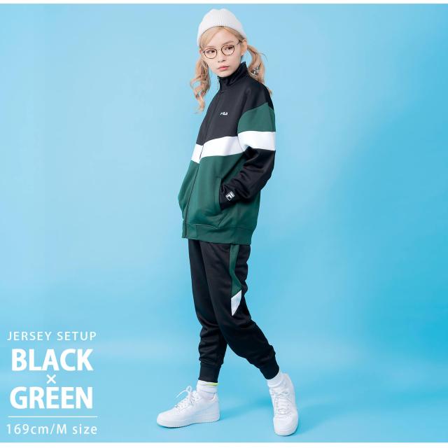 FILA フィラ ジャージ セットアップ メンズ レディース 長袖 上下セット ブランド ロゴ 刺繍 ランニングウェア 