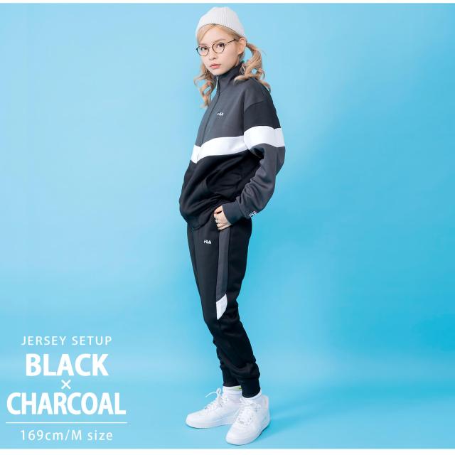 FILA フィラ ジャージ セットアップ メンズ レディース 長袖 上下セット ブランド ロゴ 刺繍 ランニングウェア 