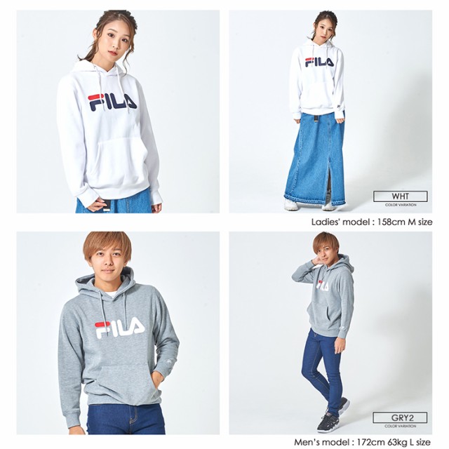 フィラ　FILA 】サイドジップ　ビックパーカー　ゆるダボ　フーディ　スポーツ