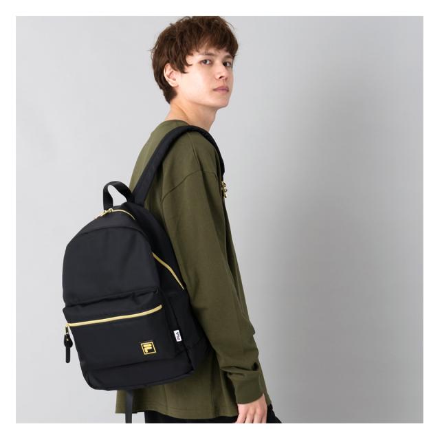 FILA　リュック　メンズ　レディース　フィラ　ゴールドファスナーデイパック　リュックサック　バックパック　バッグ　鞄　ブランド　おしゃれ　人気　アウトドア　通勤　通学　ユニセックス　ペア