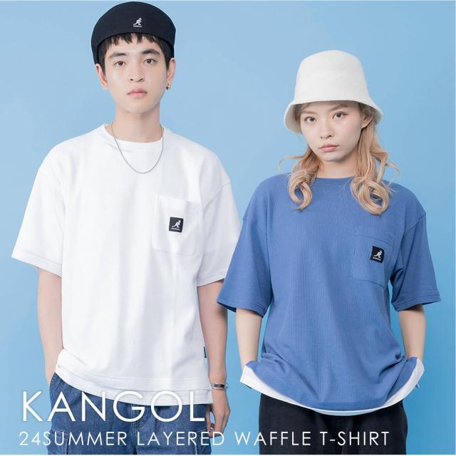 KANGOL カンゴール Tシャツ メンズ レディース 半袖 半袖シャツ ドライ さらさら ポケット付 ストレッチ 伸縮 ブランド 