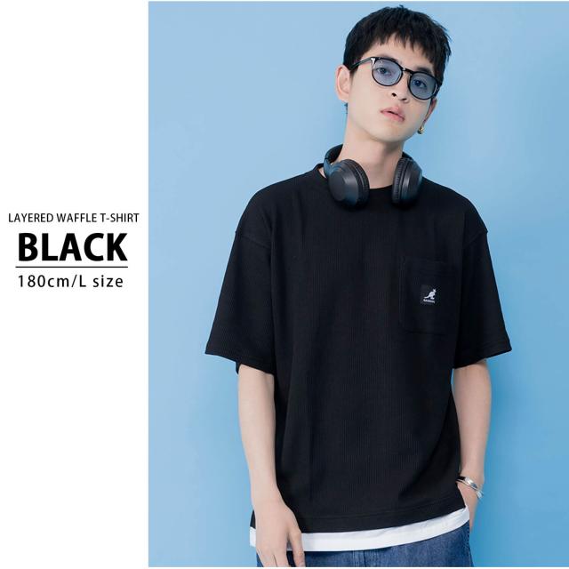 KANGOL カンゴール Tシャツ メンズ レディース 半袖 半袖シャツ ドライ さらさら ポケット付 ストレッチ 伸縮 ブランド 