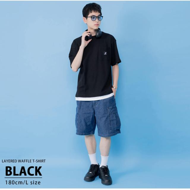 KANGOL カンゴール Tシャツ メンズ レディース 半袖 半袖シャツ ドライ さらさら ポケット付 ストレッチ 伸縮 ブランド 