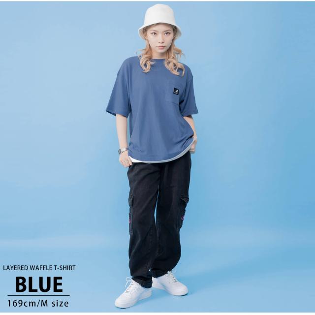 KANGOL カンゴール Tシャツ メンズ レディース 半袖 半袖シャツ ドライ さらさら ポケット付 ストレッチ 伸縮 ブランド 