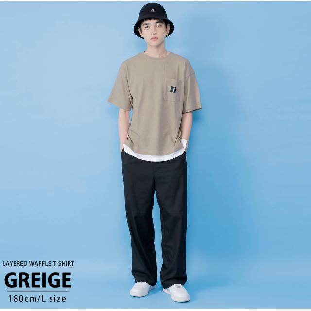 KANGOL カンゴール Tシャツ メンズ レディース 半袖 半袖シャツ ドライ さらさら ポケット付 ストレッチ 伸縮 ブランド 