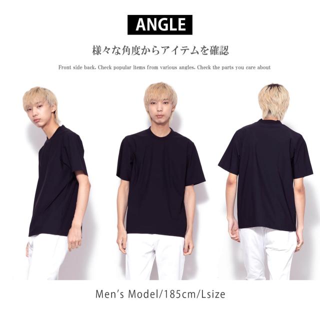 ROOT THREE ルートスリー Tシャツ 半袖 メンズ 接触冷感 UVカット 速乾 ドライ 夏