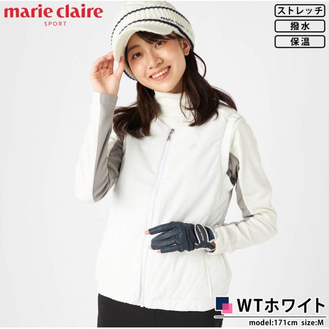 10%OFF】マリクレールゴルフ marie claire GOLF ゴルフウェア ベスト