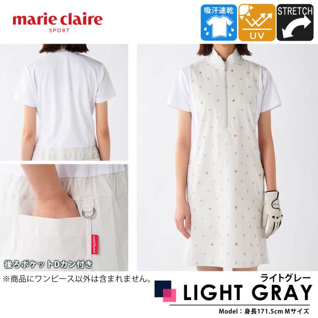 marie claire ゴルフ半袖ワンピース M marie claire GOLF マリクレール ワンピース レディース 半袖 ゴルフ