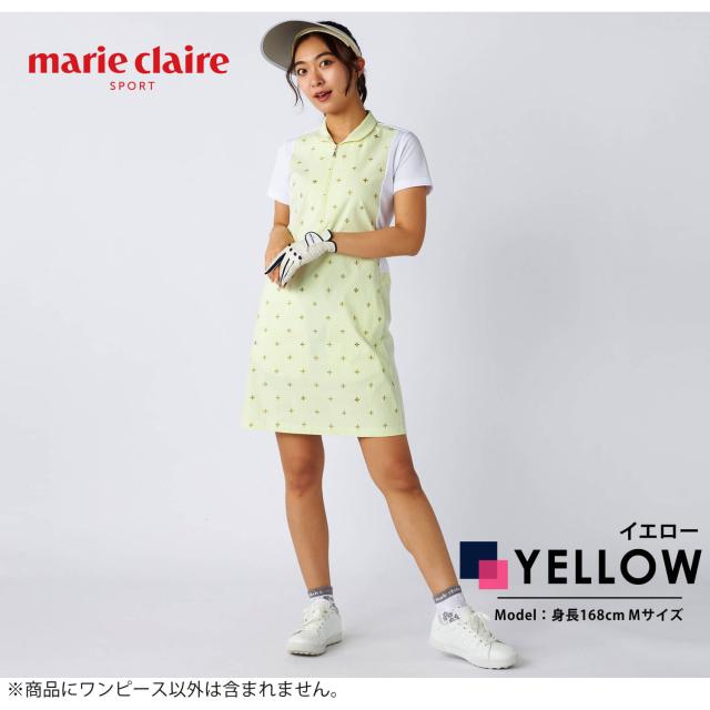 marie claire ゴルフ半袖ワンピース M marie claire GOLF マリクレール ワンピース レディース 半袖 ゴルフ