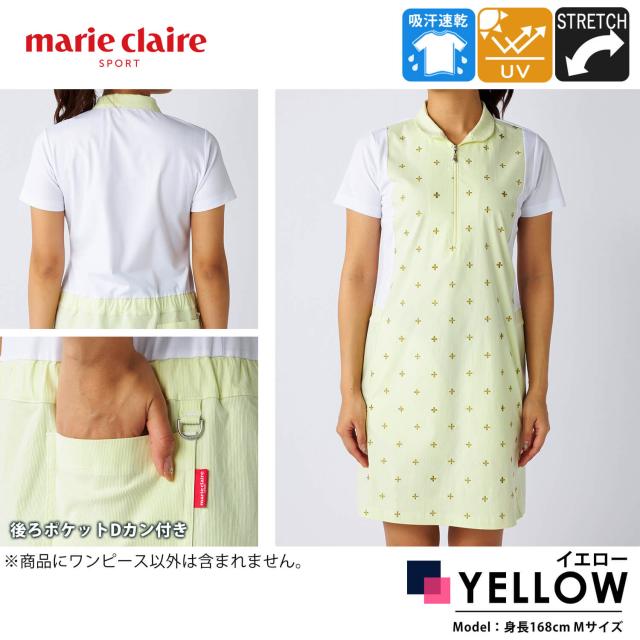 30%OFF】marie claire GOLF マリクレール 半袖 ワンピース ゴルフ