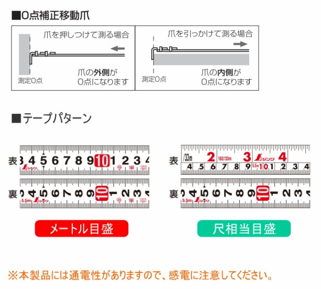 コンベックス タフギア SD 25-5.5m 尺相当目盛 80875