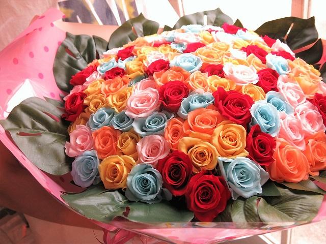 プロポーズ 赤バラ 108本 花束 