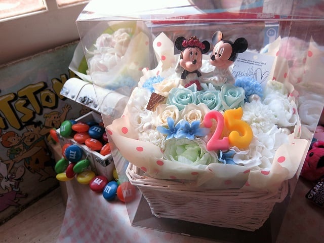 ディズニー　花　フラワーギフト