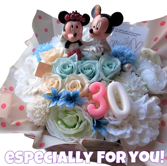 ディズニー　花　フラワーギフト