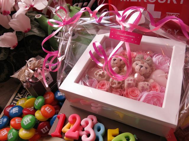 ディズニー　花　フラワーギフト