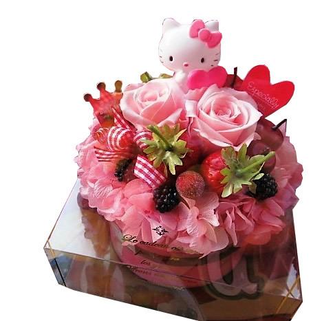 キティ ピンク ケーキ 花束