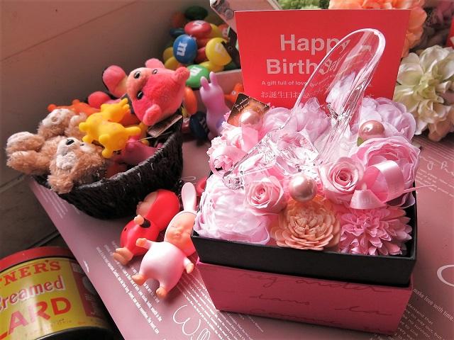 レインボーローズ　プリザーブドフラワー