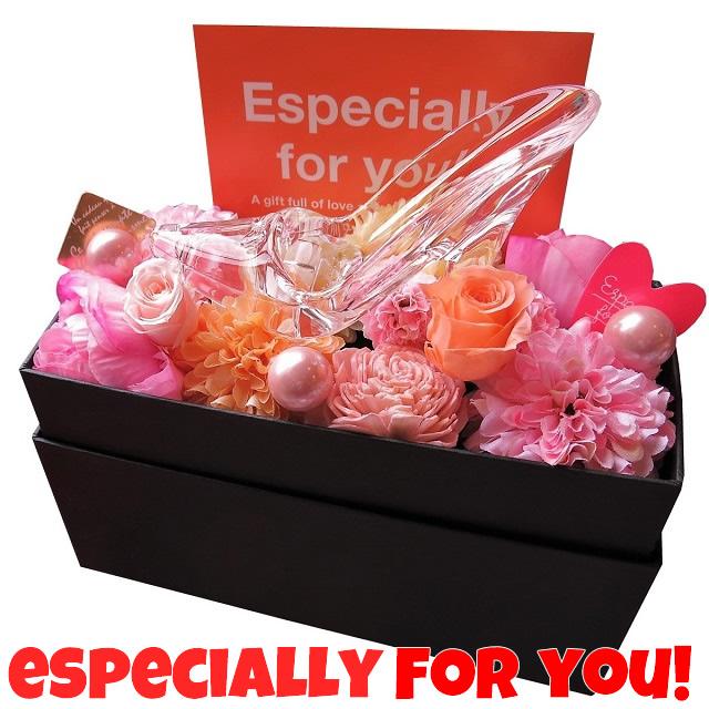 レインボーローズ プリザーブドフラワー