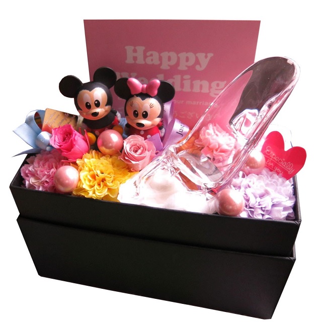 レインボーローズ プリザーブドフラワー