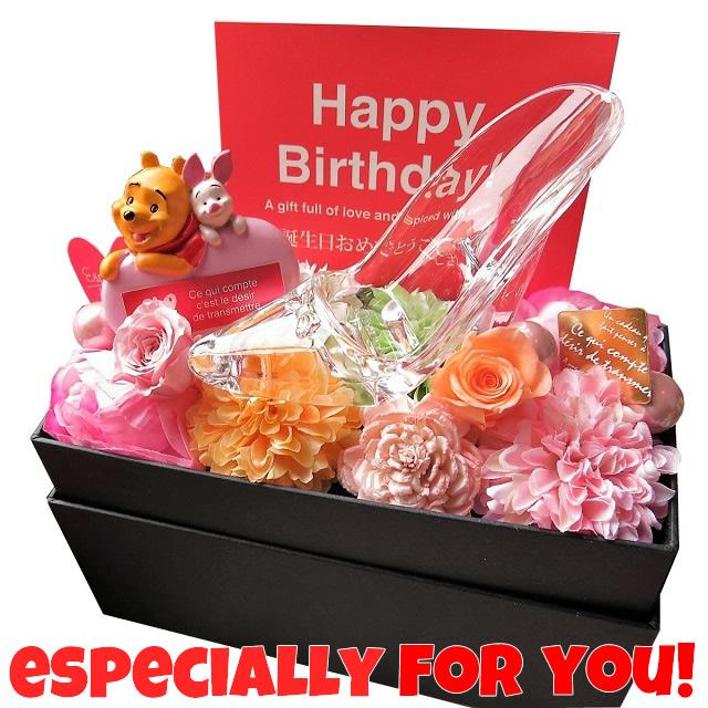 レインボーローズ　プリザーブドフラワー