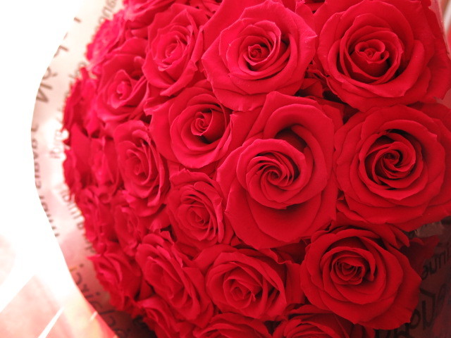 プロポーズ 赤バラ 12本 花束